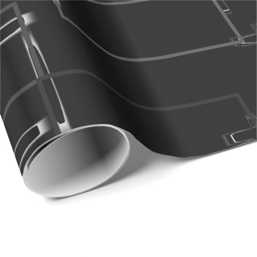 Jaulen durch Mondschein Geschenkpapier (Rolleneckpunkt)