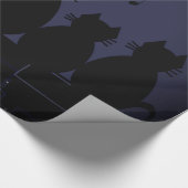 Jaulen durch Mondschein Geschenkpapier (Ecke)