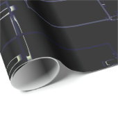 Jaulen durch Mondschein Geschenkpapier (Rolleneckpunkt)