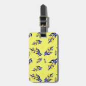 Jaune citron gepäckanhänger (Vorderseite vertikal)