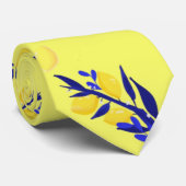 Jaune citron krawatte (Gerollt)