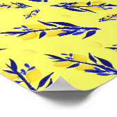 Jaune citron poster (Ecke)