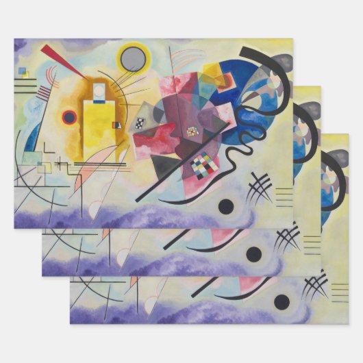 Jaune, Rouge, Bleu by Wassily Kandinsky Geschenkpapier Set (Set)