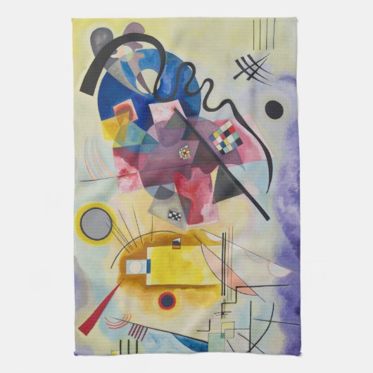 Jaune, Rouge, Bleu von Wassily Kandinsky Geschirrtuch (Vertikal)