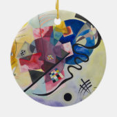 Jaune, Rouge, Bleu von Wassily Kandinsky Keramik Ornament (Hinten)