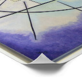 Jaune, Rouge, Bleu von Wassily Kandinsky Poster (Ecke)