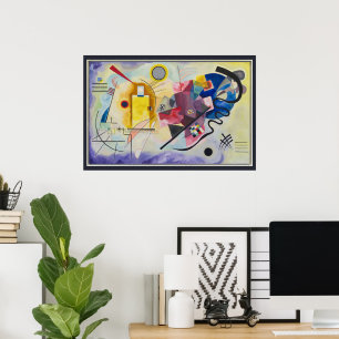 Jaune, Rouge, Bleu von Wassily Kandinsky Poster