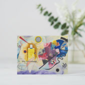 Jaune, Rouge, Bleu von Wassily Kandinsky Postkarte (Stehend Vorderseite)