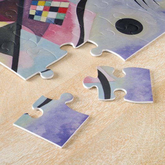 Jaune, Rouge, Bleu von Wassily Kandinsky Puzzle (Seite)