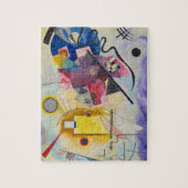 Jaune, Rouge, Bleu von Wassily Kandinsky Puzzle (Vertikal)
