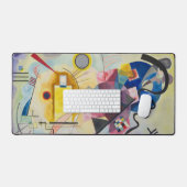 Jaune, Rouge, Bleu von Wassily Kandinsky Schreibtischunterlage (Tastatur & Maus)