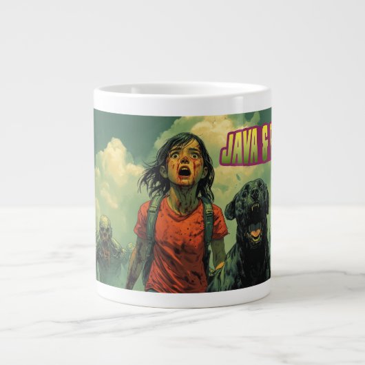 Java & Bean Jumbo-Tasse (Vorderseite)