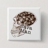 Java Bean Man Button (Vorderseite)