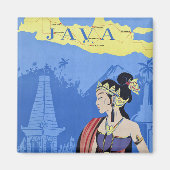 Java besuchen magnet (Vorne)