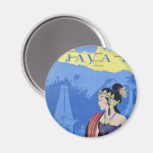 Java besuchen magnet (Vorderseite/Rückseite)