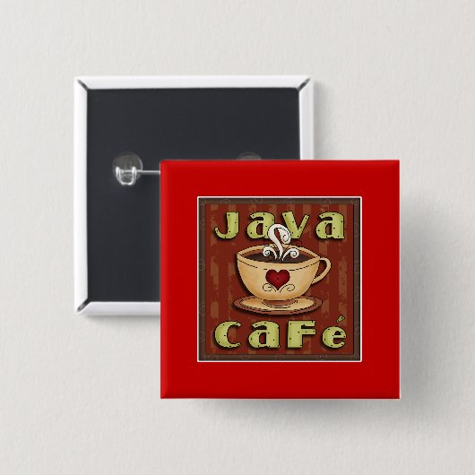 Java-Café Button (Vorne & Hinten)