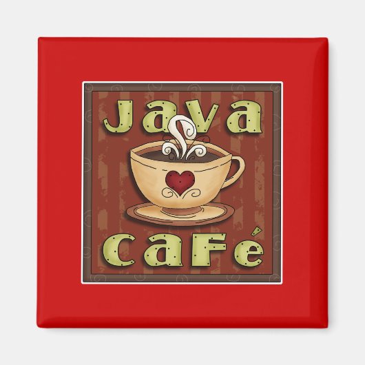 Java-Café Magnet (Vorne)