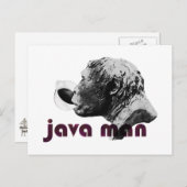 Java Clay Man Postkarte (Vorne/Hinten)