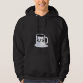 Java Coding Coffee Tasse Funny Programmcode Hoodie (Vorderseite)