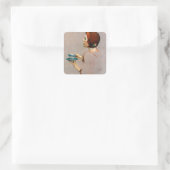 Java-Cup Quadratischer Aufkleber (Tasche)