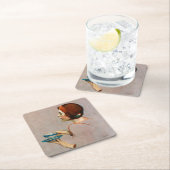 Java-Cup Rechteckiger Pappuntersetzer (Vor Ort)