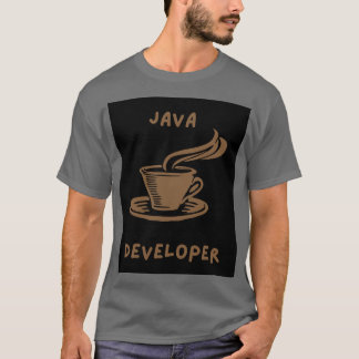 Java Developer Gray Men T - Shirt