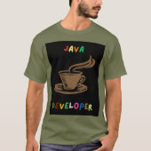 Java Developer Men T - Shirt Black (Vorderseite)