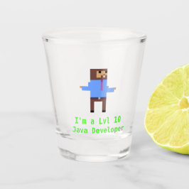 Java Developer Shot Glass Schnapsglas