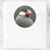 Java Finish Runder Aufkleber (Tasche)