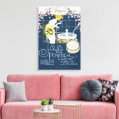 Java Gesichtspuder Vintage Kosmetik Badezimmer Wer Leinwanddruck (Insitu (Wohnzimmer))