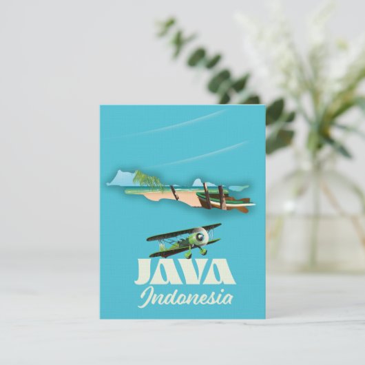 Java indonesia Karte (Stehend Vorderseite)