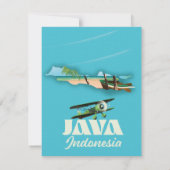 Java indonesia Karte (Rückseite)