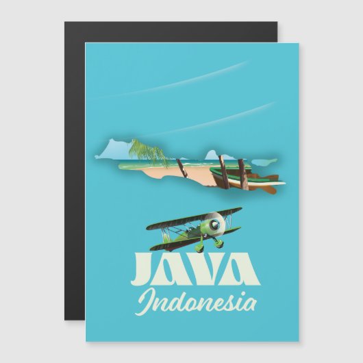 Java indonesia Karte (Vorne/Hinten)