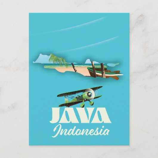 Java indonesia Karte (Vorderseite)