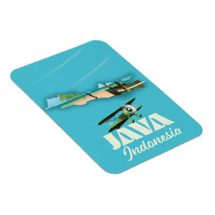 Java indonesia Karte Magnet