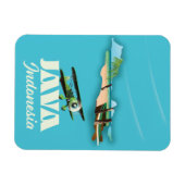 Java indonesia Karte Magnet (Horizontal)