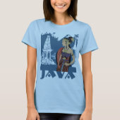 Java Indonesia Vintage Tourismus T-Shirt (Vorderseite)