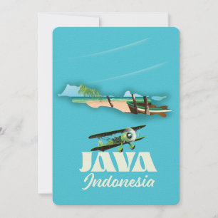 Java Indonesien Karte Magnet