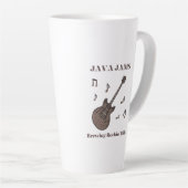 Java Jams-Brewing Rockin' Riffs-Kaffee-Gitarre- Milchtasse (Rechte Ecke)