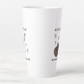 Java Jams-Brewing Rockin' Riffs-Kaffee-Gitarre- Milchtasse (Vorderseite)