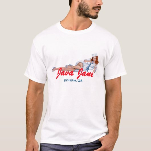 Java Jane "nicht küssen sie gerade Auf Wiedersehen T-Shirt (Vorderseite)