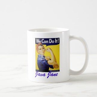 Java Jane "wir können es tun!" Tasse