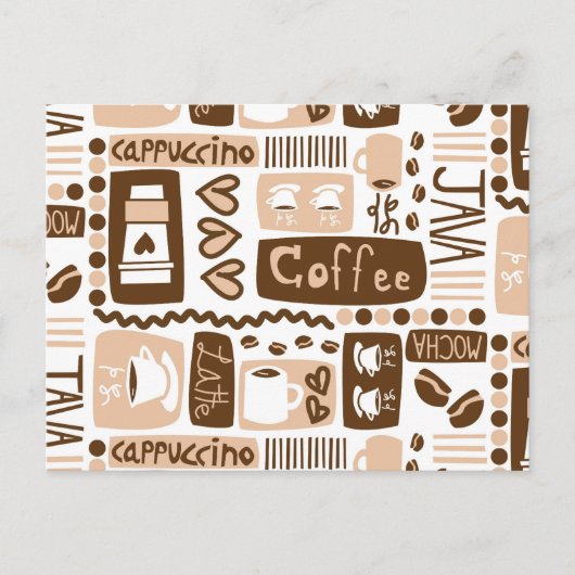 Java Java Java! Postkarte (Vorderseite)