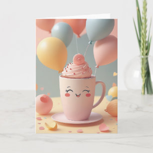 Java Joy Birthday Karte
