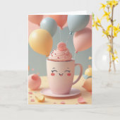 Java Joy Birthday Karte (Gelbe Blume)
