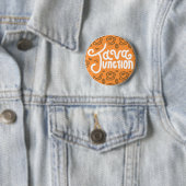 Java Junction Coffee and Bean Button Orange (Beispiel)