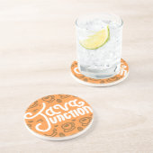 Java Junction Untersetzer Coffee Pattern Orange (Seite)