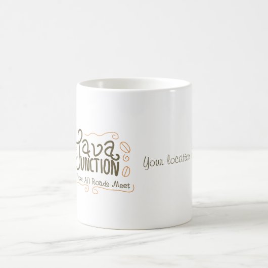Java Junction Your Location Tasse (Mittel)