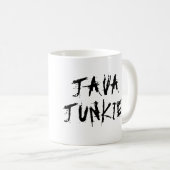 Java Junkie Coffee Tasse (VorderseiteRechts)