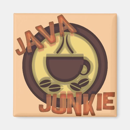 JAVA JUNKIE MAGNET (Vorne)